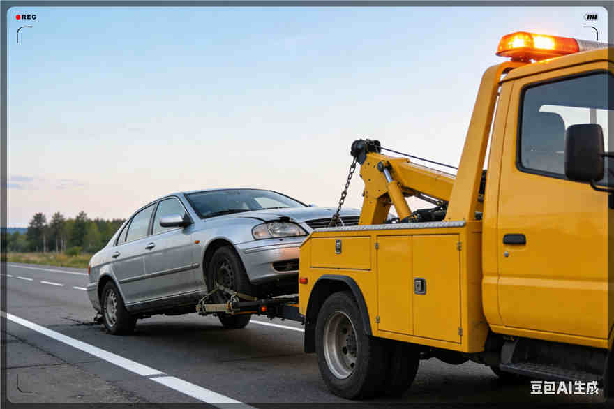 碾子山拖车救援电话【案例】