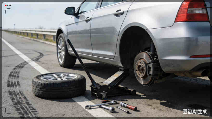 碾子山流动补胎电话【案例】